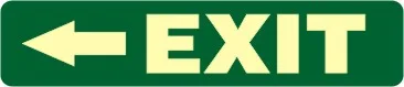 E 230 — EXIT (ARROW LEFT)
